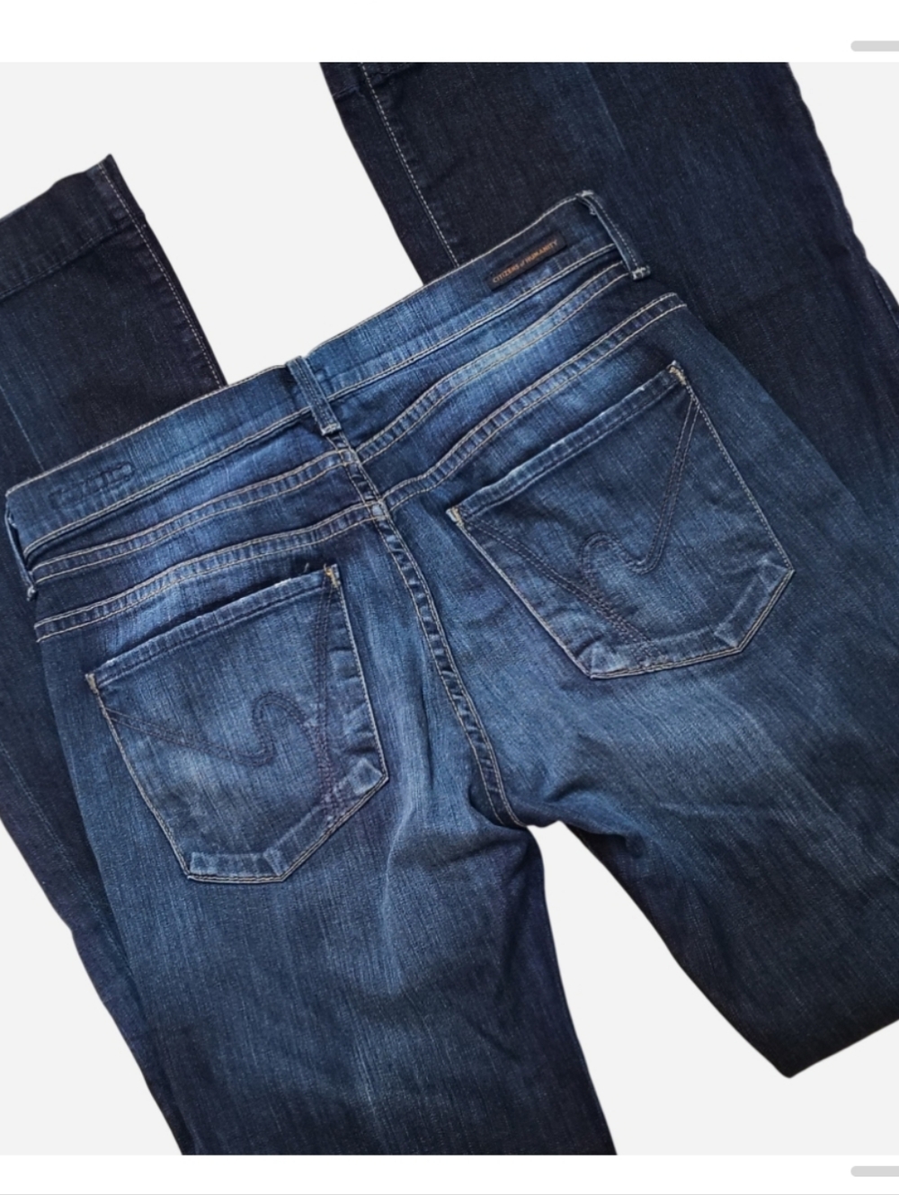 Citizens Of Humanity Hutton Mid Rise Wide Leg Jeans Women's 30 Retro Y2K Vibes - Picture 7 of 14